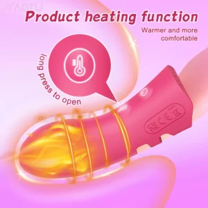 Heating Finger Cot Vibrator Sex Toys for Women Clitoral G-Spot Stimulator Vagina Massager Orgasm Lesbian Masturbator Female 18+ 2